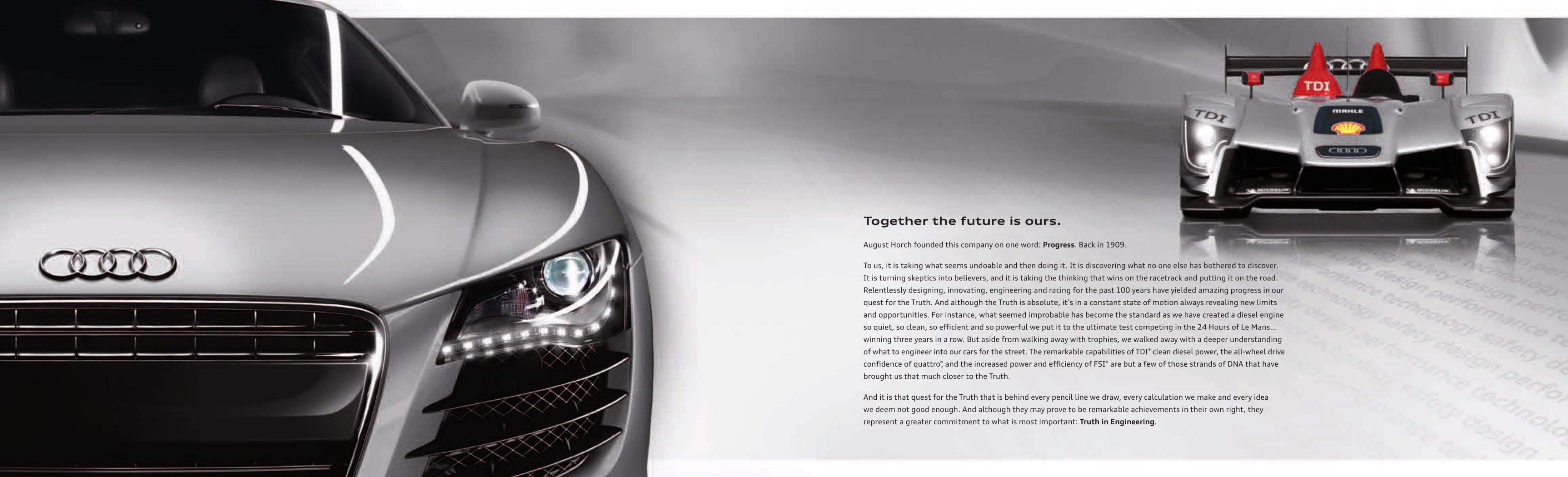 2010 Audi Brochure Page 1